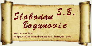Slobodan Bogunović vizit kartica